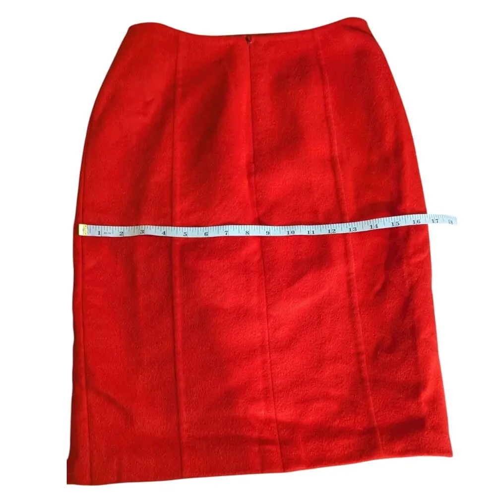 Carolina Herrera Wool Pencil Skirt Size 6